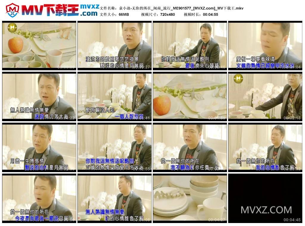 袁小迪-无你的所在_闽南_流行_ME901577